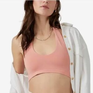 Free People- Essentials U-Neck Halter (Canyon Clay)-XS/S